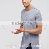 China Supplier o Neck t Shirt Irregular Cutting Mens t Shirt thumbnail-1