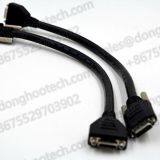 Hiflex Short Camera Link Cable 15cm Length With Thumbscrew Locking for Limited Space Internal Connection thumbnail-1