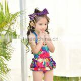 S60569B 2017 Fashion Cute Children's Swimsuit Dress Style Girls Swimwear thumbnail-1