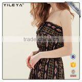 Factory Custom Made Strapless Ruffle One Piece Sexy Ladies Fashion Jumpsuit thumbnail-6