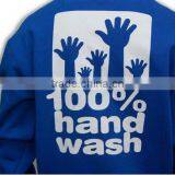 Great Workmanship Blue Thick Fleece Pullover Crewneck Sweatshirt thumbnail-5