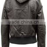 Women's Pu Quilted Fauxleather Moto Biker Jackets #LPU0499 thumbnail-3