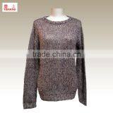 New Fashion Lady Sweater ,61%Acrylic 30%Polyester 6%Mohair 3%Nylon thumbnail-1