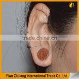 Amethyst Concaved Convex Flat Natural Stone Plugs thumbnail-2