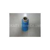 32s/1 Blue Weaving Dyed High Tenacity 100% Polyester Spun Yarn for Underwear, Socks