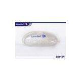 Hard Protective Transparent PC Non-toxic Swim Goggles Case With Silicone Hanging Belt Loop