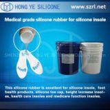 platinum cured silicone rubber for silicone insole items