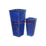 Blue Outdoor Ceramic Planter Various Sizes thumbnail-1