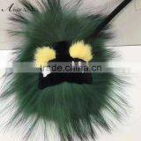 2017 wholesale fashion charm Pom Pom fur accessories for bag