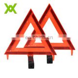 Car triangle warning sign E-Mark CE Safety Reflective Traffic Warning Triangle For Emergency