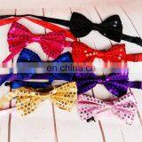Christmas Large Sequin Flashing Bow Tie thumbnail-1