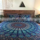 Queen Indian Mandala Tapestry Hippy Hippie Wall Hanging Bohemian Bedspread Tapestry with Pillows cover