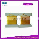 Cheap Golden Korea Silk Cord as Bag String China Supplier