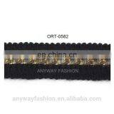 Fashion Black Bag Color Ribbon thumbnail-1