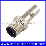 Hot sale m12 3 poles waterproof a code male moldable connector for sensor