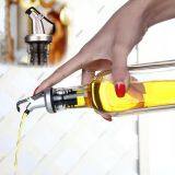Olive Oil Sprayer Liquor Dispenser Wine Pourers Flip Top Stopper Kitchen Tools Eco-friendly Silicone Plastic Tools Outil de Cuis thumbnail-2
