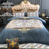 European 100% Cotton 4pcs Bedding Set Digital Printed thumbnail-3