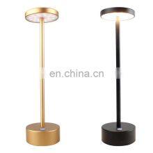 2021 Newest Modern Restaurant Cordless Rechargeable Table Lighting Nordic Hotel LED Bed Side Table Lamp