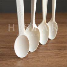Corn Starch Biodegradable Dessert Spoons thumbnail-1