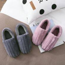 Men's Cotton Slippers Bag With Autumn and Winter Men's and Women's Home Indoor Home Furry Warmth All-inclusive With Heel Cotton Shoes thumbnail-2