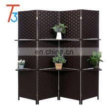 4 Panel Sliding Wall Partitions Movable Room Divider Screen thumbnail-5