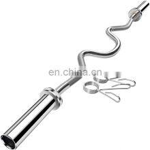 Gym Barra 45Lbs 7Ft Weight Lifting Black Power Pink 20Kg Bar 15Kg Weightlifting Weight Barbell Bar thumbnail-3