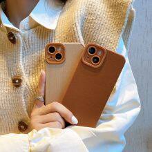 Simple For Apple 13/14pro Max Tpu Mobile Phone Case Silicone Shockproof Leather 12/11 New Case thumbnail-5