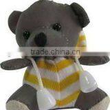 Reflective Bear Keychain