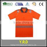 Hi Vis Custom 100%Polyester custom t-shirt