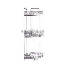 Bathroom Storage Iron Wire Rack Black Electrophoresis Suction PS Box thumbnail-3