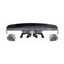 Genuine Auto Parts Rear Lip 13-16 For Mercedes Benz CLA Class W117 CLA45 Rear Diffuser With Silver Exhaust Pipe