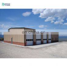 Structural Steel Beam Fabricators Working Steel Structure Building Steel Workshop Shed