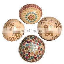 Eco Friendly Organic Coconut Shell Bowl Handmade Coconut Salad Bowl Cheap Wholesale thumbnail-1