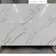 Code：6204，Calacatta Artificial Stone Quartz Slab Kitchen Countertops thumbnail-1
