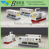 Wooden Display Stand Sunglass Kiosk for Mall Store Decoration