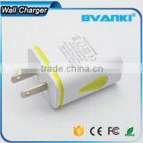 Factory Price Top Quality Portable 5V/2.1A LED Light Dual USB Charger Travel USB Wall Charger for Iphone/samsung Free Sample thumbnail-2