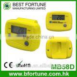 MB58D_YW Yellow Colorful Promotion Gift Plastic ABS Case LCD Display Pedometer Instruction thumbnail-1
