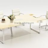 Simple Design Melamine Board Top Meeting Table