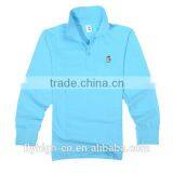 100% Cotton Material Long Sleeve Custom Polo T Shirt for Kids thumbnail-4