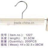 1227 Xufeng Hanger OEM&ODM Service Plastic Bar Wire Hook Fashional Plastic Pants Hanges