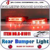 FOR LEXUS CT200H Car Tail LIGHT Red Brake Warning REAR BUMPER LIGHT thumbnail-3