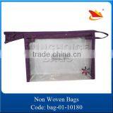 Wholesale Clear PVC Plastic Shopping Bag With Zipper thumbnail-1