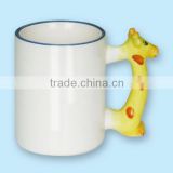 11oz Animal Mug(Giraffe)/ Sublimation Mug/Coated Mug/Gift Mug /Photo Mug/Dye Sub Mug/Heat Transfer Mug/