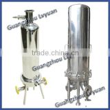 pleated cartridge filter housing/SS 304 sanitary filter cartridge housing/multi cartridge filter housing