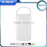 Super High Quality 6000mah Super Slim Polymer Power Bank With Built in Cable