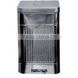 High Quality Quadrate Zinc Iron Outdoor Dustbin