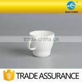 White Porcelain Tea Cup With Handle thumbnail-3