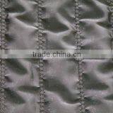 Waterproof Stripe Polyester Embroidered Thermal Padding Quilting Fabric for Clothing thumbnail-1