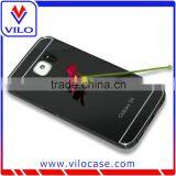 Hot Selling Aluminum Frame Bumper Case With Acylic Back Cover for Samsung S6 thumbnail-4