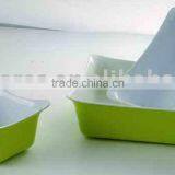 Different Types Specifications Custom Green Plastic Dinnerware Bowl Set